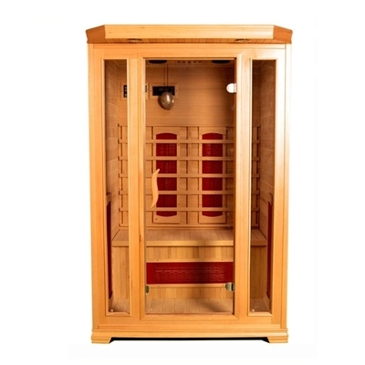 Custom Home Hemlock 2 Person Infrared Sauna Room With Oxygen Ionizer