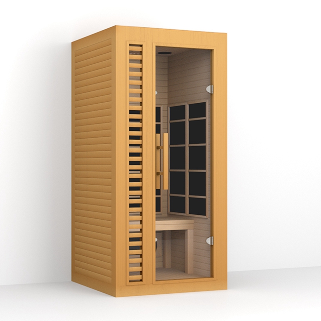 Factory Wholesale Professional 1 Person Dry Sauna Infrared Sauna