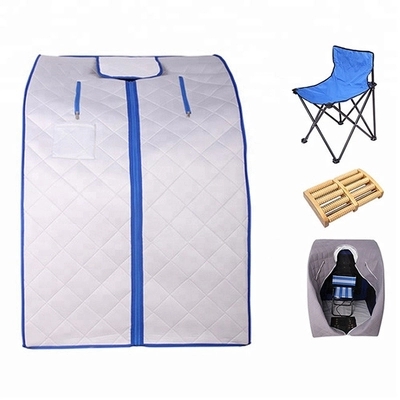 1 People Indoor Spa Use Infrared Portable Sauna With Foldable Chair