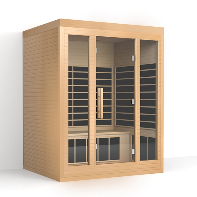 Wholesale Custom Indoor Family Far Infrared Sauna 3 Person Infrared Sauna Room
