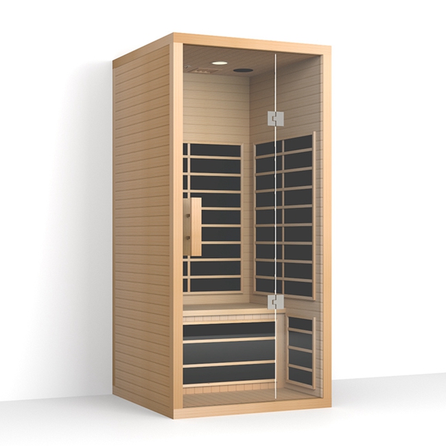 Traditional Style Indoor Wooden Infrared Far Infrared Dry Sauna Room For 1 Person