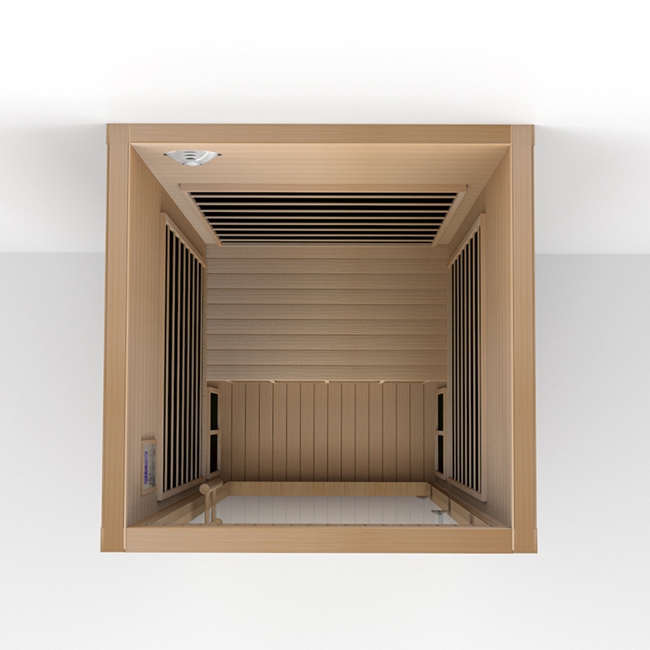 Customized Modern Home Use 1 Person Near Far Infrared Sauna Cabinet Wooden Dry Sauna Room